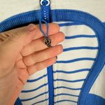 Lululemon Scuba Hoodie Rare Stripe Lapis Blue White Size 4 Photo 4
