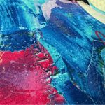 Ali Miles Multicolor Abstract 3/4 Sleeve Top XLP Artsy Lagenlook Embellished Blue Size undefined Photo 6