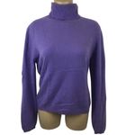 Croft & Barrow 100% Cashmere Lavender Long Sleeve Sweater From  M Photo 1