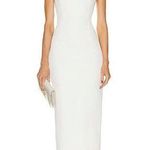 NWT SIMKHAI Caspian Bustier Dress in White Size 6 Photo 0