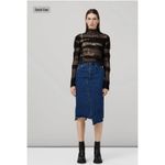 Rag and Bone Sukato Denim Skirt Women's Size 29 color Gates Asymmetric Denim ( new Photo 5