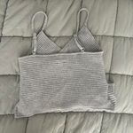 Aerie Grey Sweater Tank Top Medium Photo 3