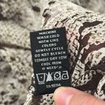 Coco Bianco Cream/Brown Snakeskin Print Waist Tied Caftan Cover Photo 9