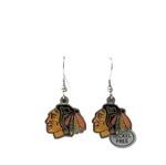 New Chicago Blackhawks officially licensed earrings! Photo 3