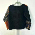 Freestyle Blazer Coat Embroidery Patchwork Tapestry Beaded Grannycore Size Small Black Photo 10