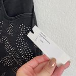 L'Agence Graphite Dark Gray Rhinestone Margot High Rise Skinny Jeans Photo 7