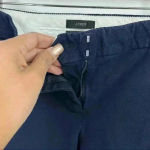 J.Crew  Navy Campbell Ankle Pants Womens‎ Size 4 Photo 4