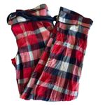 Aerie  Plaid Flannel Sleep Pants Size Small Red Blue Cotton Photo 0
