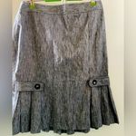 BCX  sz 7 cute skirt black and white pleats, tailored business style Photo 0