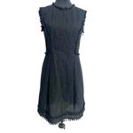 Love moschino  Size 6 Sleeveless Dress Black Pom Pom Photo 1
