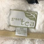 Green Tea  Womens Puffer Vest Faux Fur Lined Hooded Pockets Gray Size S Photo 2