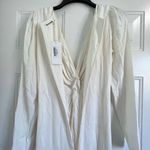 Reformation  ⚡️ Gatsby Dress in Ivory, Size 0, NWT Photo 4