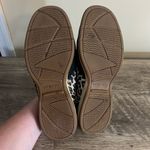 Sperry Top Sider Black Leather Boat Shoes Women’s Size 8.5 Animal Print Casual Photo 7