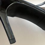 Fergalicious NEW Maya Black 10M shiny sandal 3.5 inch heel very comfortable NWT Photo 3