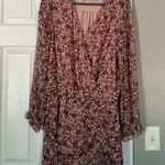 Ramy Brook Vina Silk Blend Long Sleeve Mini Dress M Photo 5