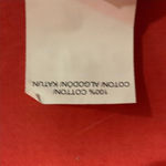 Lucky Brand  Poppy Red Eyelet Sleeveless‎ Summer Babydoll Top Blouse Size S NEW Photo 11