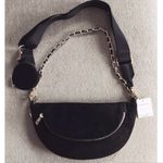 Sondra Roberts Black Faux Suede 3 Way Bag Photo 8