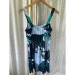 Tori Richard  Women's Modern Abstract Flower Motif Art To Wear Flowy Sundress S Photo 2