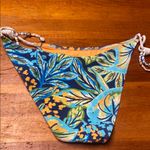 Aerie  Blue and Orange Tropical Bikini Bottom Photo 3