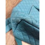 Vera Bradley  Teal Blue Quilted Backpack Purse Adjustable Straps Small Photo 2