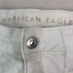 American Eagle  Outfitters 6 28 Hi V-Rise Shortie Distressed Denim  Shorts White Photo 3