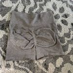 Amazon Cream Grey Biker Shorts with scrunch🤍 Photo 1