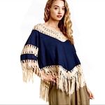 Dreamers ✨ Boho Fringe & Crochet Teal Top✨ Photo 2