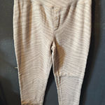 Aerie Cream Waffle Knot Zebra Striped Pajama Pants Size Large Photo 0