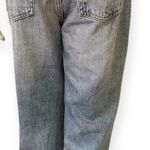 H&M Distressed Blue Loose Straight High Waisted Jeans Photo 1