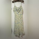 EXPRESS Y2K rare vintage  100% silk floral fairy dress size 6 Photo 2