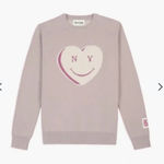 New York or Nowhere Mauve Crewneck Pullover Sweater size Medium Photo 0