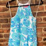 Lilly Pulitzer NWOT Target Sea Urchin White Blue Sleeveless Halter Top Size XS Photo 1