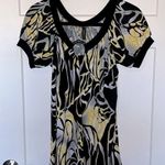 Jason Maxwell O-Ring Leaf Print Blouse Photo 0