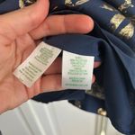 Lilly Pulitzer  KASSLYN DRESS Low Tide Navy Gold Puff Floral Brocade SIZE 6 Party Photo 4