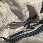 Michael Kors Navy Blue Leather Satchel Handbag with Gold-tone Hardware Photo 6