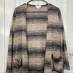 LuLaRoe  Ombre Heather Striped Sarah Duster Cardigan size S Small Photo 2