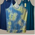 Ekouaer  Set/3 Women's Nightgowns Plus Size 2X Sleeveless‎ Racerback Loose Fit # Photo 1