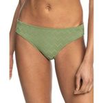 Roxy  Juniors Current Coolness Textured Hipster Bikini Bottom Chevron Green XS Photo 0