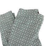 The Limited  10P Geometric Print Dress Pants Blue Black White Retro Mod Style Photo 2