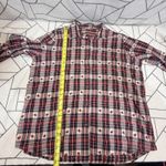 North Crest Vtg 90s Red Gingham Apple Button Down Shirt 2X Teacher School Size XXL Photo 6