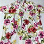 Rags and Couture Rags Couture White Multicolor Floral Cardigan Size M Photo 3