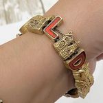 Vintage Realtor “SOLD” House Slider Charm Bracelet Photo 0