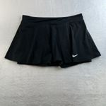 Nike XL Court Dri-FIT Victory Flouncy Skirt Black Tennis Standard Fit Women's Photo 2