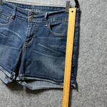 Denizen Levi's Denim Shorts Cuffed‎ Hem Mid Rise Stretch Blue Size 12 Photo 2