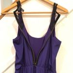 AQUA  Sleeveless Dress Purple Black Lace Size Small Photo 8