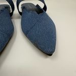 Vivaia Pointed Toe Mules Size US 8 Blue Photo 9