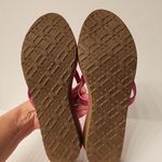 UGG  Ruby Wedge Flip Flop Sandals Women’s Pink & Tan Size 8 /W8 Photo 11