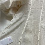 Boutique Sofie Label Dress Women Large Cream White Puffy Sleeve Boho Cottage Lagenlook Photo 9