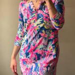 Lilly Pulitzer  Pink and Blue Floral Dress Photo 3