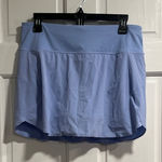 Athleta Run With It 14” Skort in Light Blue Size Medium Photo 0